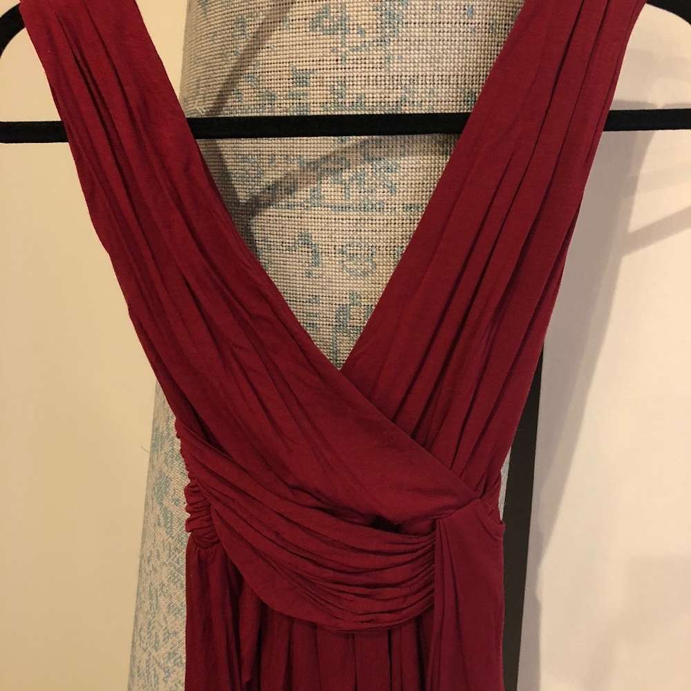 Bailey 44 Red V-Neck Top